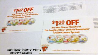  COW SMOOTH SENSATIONS CREAM CHEESE SPREAD ~ 10 COUPONS ~ EXP 12/31/12