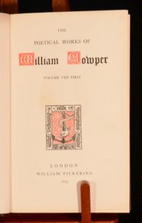  of The Poetical Works of William Cowper with a portrait of Cowper