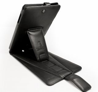 creative zen ziio triaxis leather stand case black 2