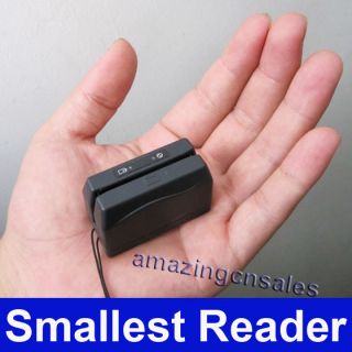 Mini Portable Magnetic Stripe Swipe Credit Card Reader
