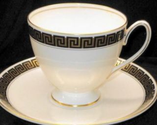 Shelley Greek Key Corfu Tea cup and saucer Teacup