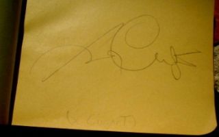 Xaviar Cugat Bandleader Signature from Old Autograph Book Original