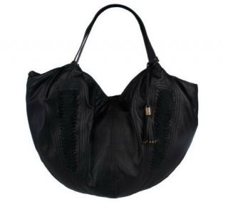 DASH by Kardashian Soft Lamb Leather Shoulder Bag —