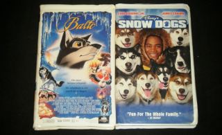  Bacon Snow Dogs with Cuba Gooding Jr Animated VHS Movie Set