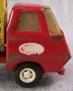 1976 77 Tonka Cube Truck 997 Played with Condition Tilting Box Oval