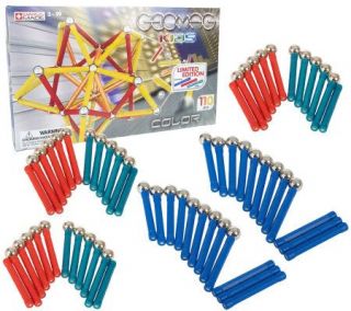 Geomag Kids 110 Piece Sphere & Rod Magnetic ConstructionSet — 