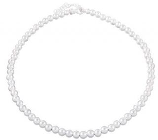 UltraFine Silver 18 Polished Bead Necklace, 19.5g   J109962