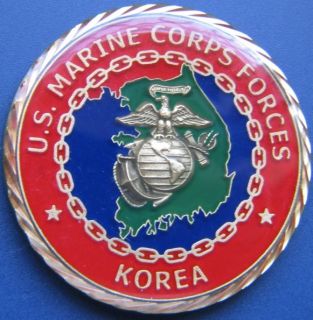 1999 Korea US Marine Crops Forces Complements Medal