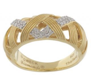 Dweck Diamonds 14K Gold Clad 1/10 cttw Esther Band Ring —