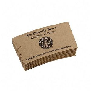 Starbucks Sbk 11003101 Hot Cup Sleeve   Brown   Paper/ Carton