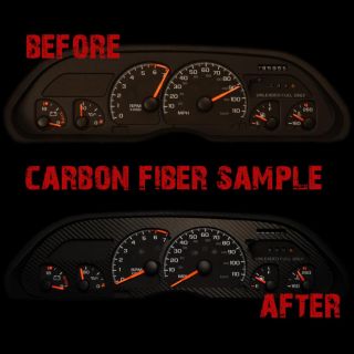  Brushed Stainless Custom Speedometer Dash Gauge Bezel Trim Kit