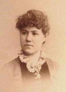 Cabinet Photo Young Woman by Curran Herkimer NY 1890s