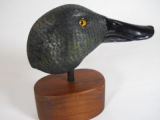  Duck Decoy Head by Jack Curran Lincoln NE 1982 for P s w A
