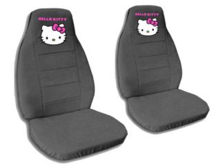 New HelloKitty Car Seat Covers Charcoal Awesome Cute