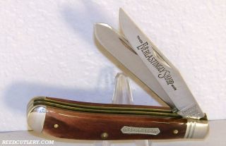 SCHRADE USA KNIVES SCHRADE 1983 HERITAGE TRAPPER POCKET KNIFE MINT