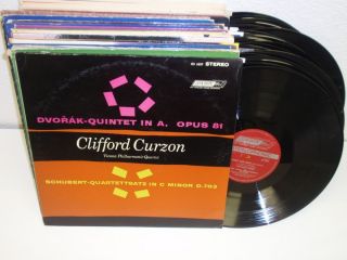Clifford Curzon Dvorak Quintet in A Opus 81 LP London CS 6357 Vinyl