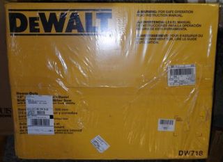 Dewalt DW718 12 inch Double Bevel Slide Compound Miter Saw $1022 Value