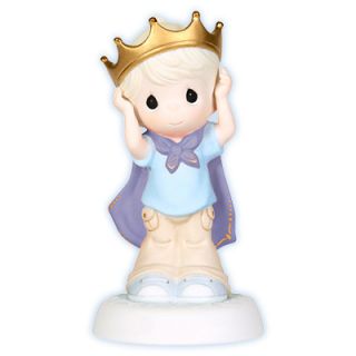 My Little Prince Boy Wearing Gold Crown King Royalty 103034