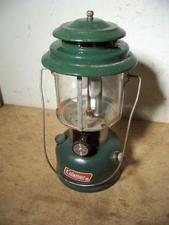 Old Coleman Gas Lantern Model 220H Has 11 74 on Bottom