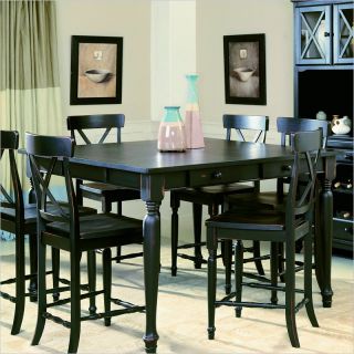 Homelegance Expedition Black Counter Height Dining Table