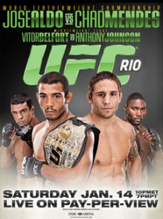 UFC 142 JOSE ALDO v CHAD MENDES Rio 1/14/2012 Official Full Sized