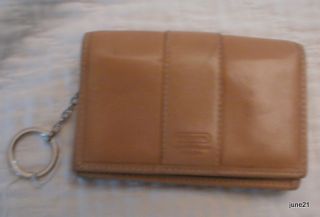  Vintage Leather Coach Camel Wallet Purse
