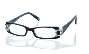 Jimmy Crystal JCR181 Black Frame Reading Glasses