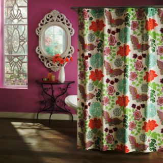 Croscill Retro Shower Curtain Bath Rug Towels 13 PC Set