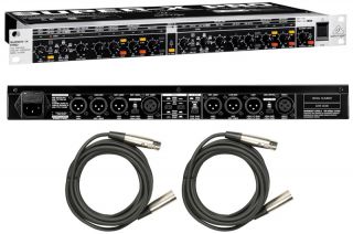  Pro Audio DJ 4 Way Electronic Crossover $50 Cables System