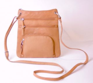 Leather Small Crossbody Bag Black Camel Brown Rust