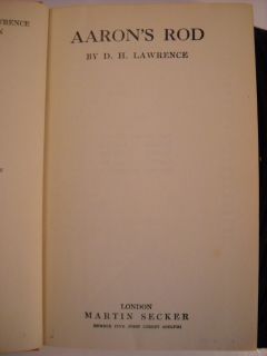 1930 D.H. LAWRENCE: FOUR NOVELS   FOUR VOLUME SET