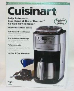 Cuisinart DGB 900BC Grind Brew 12 Cup COFFEE MAKER Machine Burr