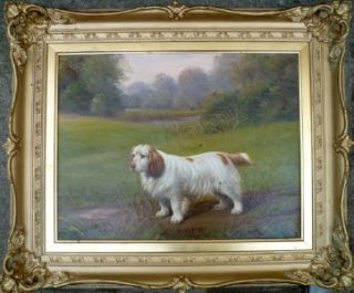 HENRY CROWTHER (fl 1875 1933) STUNNING LARGE DOG PORTRAIT CHRISTIES
