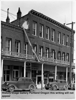 1937 Crystal Saloon Virginia City Nevada Street Photo