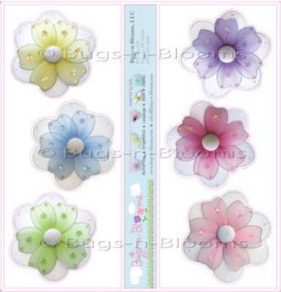 Removable Wallpaper on Girl Room Decor Removable Stickers Flowers Daisy Daisies Vinyl