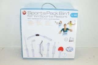 CTA Digital Wii Sports Resort 8 in 1 Sports Pack White