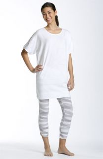 DKNY Oversized Logo Sleep Tee & Abstract Stripe Leggings