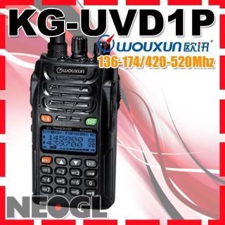  KG UVD1P 136 174/420 520 MHz portable handheld 2 way ham radio KGUVD1P