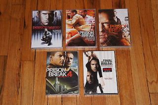 Prison Break Series Complete Seasons 1 2 3 4 Final Break DVD NEW