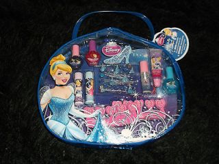 New Disney Princess Cinderella 12 piece cosmetic set nail lip kid