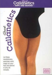  CALLANETICS HIPS AND BEHIND TONING DVD NEW SEALED BARRE STYLE WORKOUT