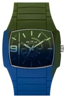 DIESEL® Ombré Square Silicone Watch