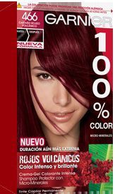 Twin Pack Garnier Hair Color 466 Castaño Rojizo Volcánico 100 Color