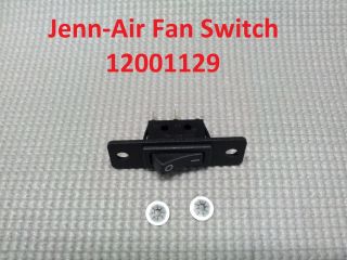 12001129 Replacement Jenn Air Fan Switch   2 Wires (Ready to Install)