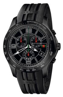 Gucci G Timeless Rubber Strap Chronograph Watch