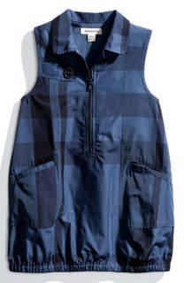 Burberry Check Print Sleeveless Taffeta Dress (Little Girls)
