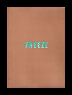   Damien Hirst Exhibition catalogue FREEZE 1988 curated by Hirst RARE