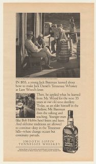 1989 Jack Daniels Whiskey Jack Bateman Lant Wood Ad