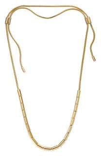 Michael Kors Sleek Exotics Long Adjustable Slide Necklace