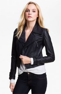 Kenna T Convertible Quilted Leather Biker Jacket